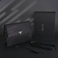 Prada Nylon Black Messenger Bag