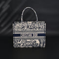 Dior Book Tote Bag – Blue Toile de Jouy Embroidery